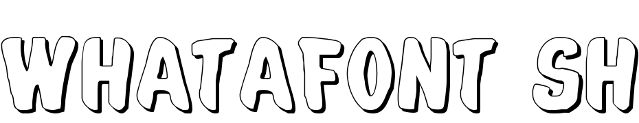 Whatafont Shadow Font Download Free